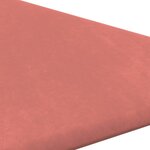 vidaXL Panneaux muraux 12 Pièces Rose 30x30 cm Velours 0 54 m²