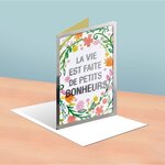 Carte De Voeux Signature - Petits Bonheurs - Draeger paris