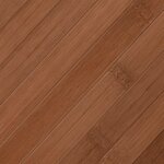vidaXL Tapis rectangulaire marron 60x400 cm bambou