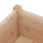 vidaXL Jardinières 2 Pièces 70x31x70 cm bois de pin massif