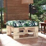 vidaXL Pouf palette de jardin bois de pin imprégné