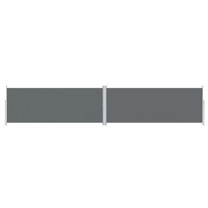 vidaXL Auvent latéral rétractable Anthracite 200x1000 cm