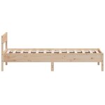 vidaXL Cadre de lit sans matelas 90x200 cm bois de pin massif
