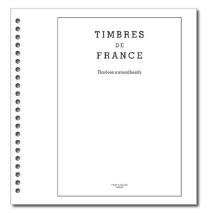 Pages titres SC Yvert intitulé "Timbres Autoadhésifs" - paquet de 10.