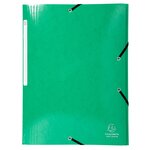 Chemise À Élastiques 3 Rabats Maxi Capacity Carte Lustrée Pelliculée Iderama - A4 - Couleurs Assorties - X 40 - Exacompta