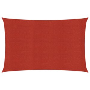 vidaXL Voile d'ombrage 160 g/m² Rouge 2x3 m PEHD