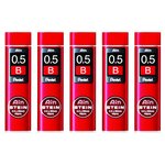 Etui de 40 Mines 0 5 mm AIN STEIN C275 dureté B x 5 PENTEL