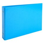 Classeur Rigide Rembordé Pour Fiches Bristol 125x200mm 2 Anneaux 25mm Iderama - Couleurs Assorties - X 10 - Exacompta