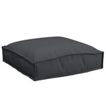 vidaXL Coussins de palette pour siège 6 Pièces Noir 40x40x8 cm Tissu Oxford