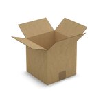 5 cartons d'emballage carrés 20 x 20 x 20 cm - Simple cannelure