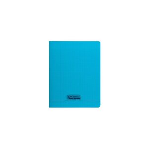 Cahier 140 pages seyès 90 g  couverture polypropylène bleu  format 17 x 22 cm  CALLIGRAPHE