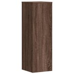 vidaXL Supports pour plantes 2 Pièces chêne marron bois d'ingénierie