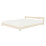 Lit double scandinave en bois COMFY 180 x 200