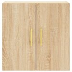 vidaXL Armoire murale chêne sonoma 60x31x60 cm bois d'ingénierie