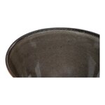 Lots de 4 bols céramique gris et marron ø 15x9 cm