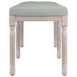 vidaXL Banc Gris clair 110x40x49 cm Velours