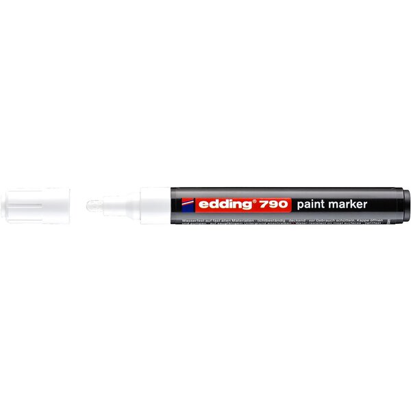 Marqueur Peinture Permanent 790 Blanc Pointe Ogive 2-3 mm x 10 EDDING