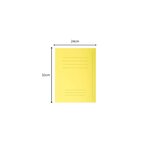 Paquet 50 Chemises Forever® 220 100  Recyclé Avec Impression - 24x32cm - Jaune - X 5 - Exacompta