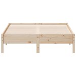 vidaXL Cadre de lit sans matelas 120x190 cm bois de pin massif
