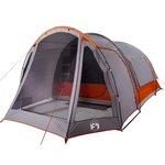 vidaXL Tente familiale 6 personnes orange imperméable