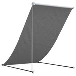 vidaXL Auvent rétractable anthracite 150x150 m tissu et acier