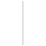 vidaXL Tête de lit métal blanc 180 cm
