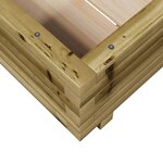 vidaXL Jardinière 50x50x26 5 cm bois de pin imprégné