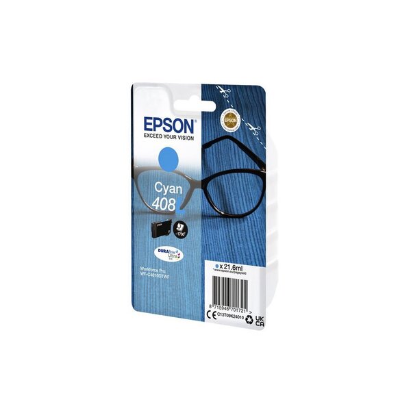 Epson EPSON 408 Cartouche d'Encre Cyan T09K240