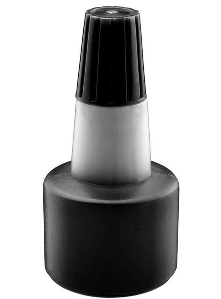Flacon D'encre Pour Tampon Encreur 30 ml Noir WONDAY