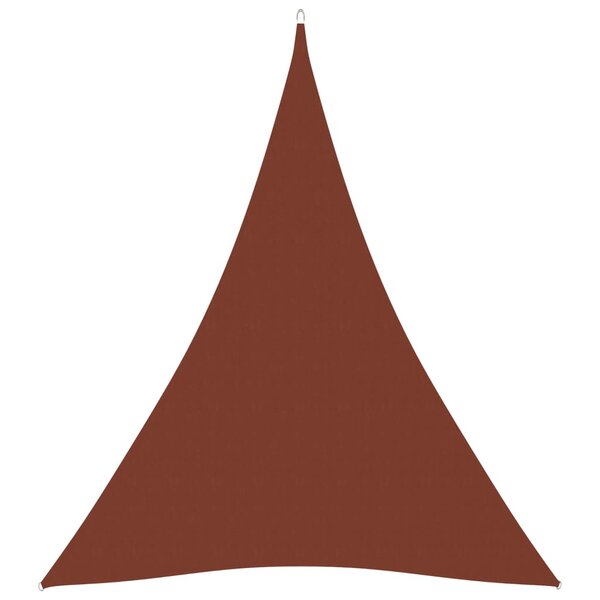 vidaXL Voile de parasol tissu oxford triangulaire 4x5x5 m terre cuite