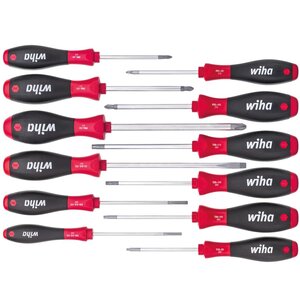 Wiha softfinish jeu de tournevis 12 pièces 41002