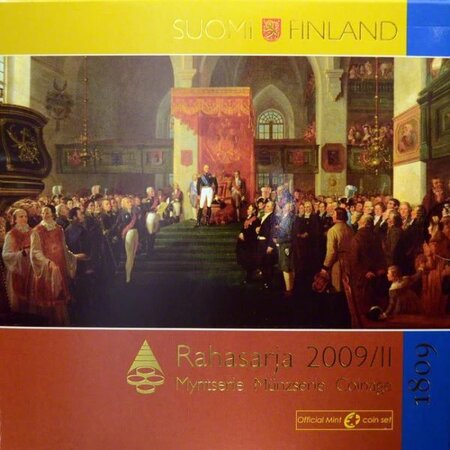 Coffret série euro BU Finlande 2009 (autonomie de la Finlande)