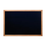 Tableau ardoise noire woody 30x40 cm + 1 feutre-craie blanc waterproof - securit