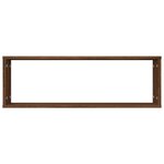 vidaXL Étagères murales cubiques 4 Pièces Chêne marron 80x15x26 5 cm
