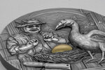 Pièce de monnaie en Argent 10 Dollars g 62.2 (2 oz) Millésime 2020 Famous Fables GOOSE THAT LAID THE GOLDEN EGG