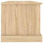 vidaXL Boîte de rangement chêne sonoma 70x40x38 cm bois d'ingénierie