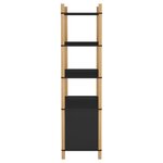 vidaXL Buffet haut Noir 80x40x153 cm Bois d'ingénierie