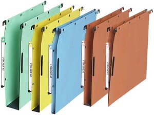 Boite de 25 dossiers suspendus az pour armoire azv fond 15mm vert tilleul L'OBLIQUE AZ