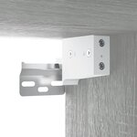 vidaXL Armoire suspendue Sonoma gris 35x34x90 cm Bois d'ingénierie