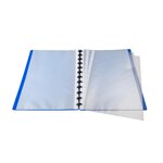 Protège-documents À Anneaux Et Pochettes Détachables 60 Vues - A4 - Bleu - X 4 - Exacompta