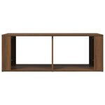 vidaXL Table basse Chêne marron 100x50x36 cm Bois d'ingénierie