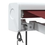 vidaXL Auvent rétractable automatique bordeaux 400x300 cm