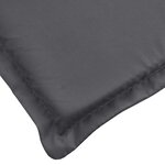 vidaXL Coussin de chaise longue anthracite 186x58x3 cm tissu oxford