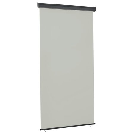 vidaXL Auvent latéral de balcon 122x250 cm Gris