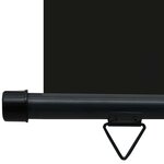 vidaXL Auvent latéral de balcon 105x250 cm noir