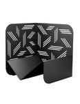 THIRARD - Range bûches noir pour intérieur et extérieur Pattern  acier  433x500mm