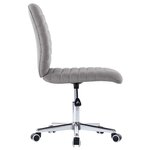 vidaXL Chaises à manger lot de 4 gris clair tissu