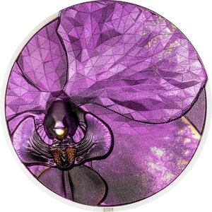 Monnaie ORCHID Bionics 1 Oz Argent 5$ Cook Islands 2026