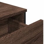 vidaXL Buffet chêne marron 97x32 5x74 5 cm bois d'ingénierie