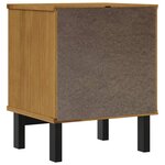 vidaXL Table de chevet FLAM 40x35x50 cm bois de pin massif